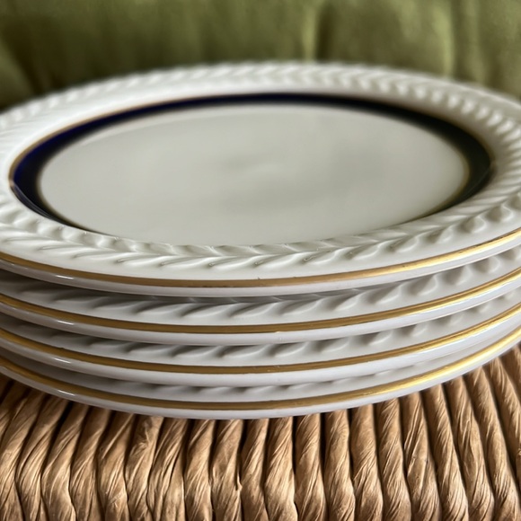 Vintage 1985 Shenango China Dessert Plates -used VGC bundle of 4 - Picture 7 of 11